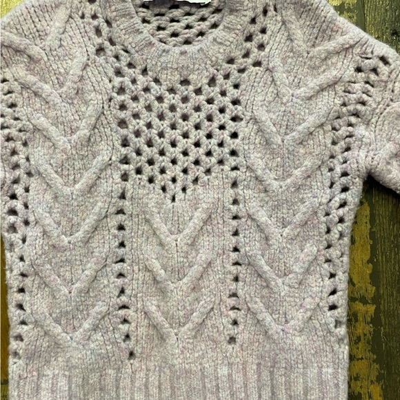 IRO knitted Small Light purple and cream Sweater - Picture 3 of 6